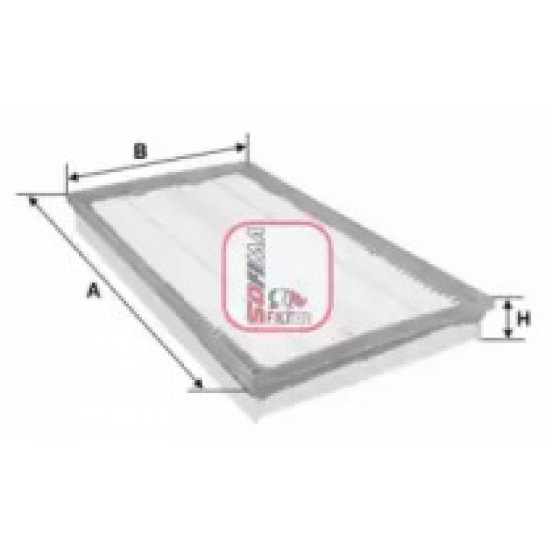 S 3658 A SOFIMA Фільтр повітря